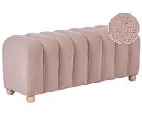 Upholstered Bench IDYLLWILD Boucle Beige