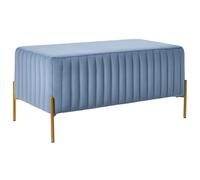 Upholstered Bench UTAH Velvet Blue