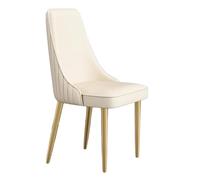 Upholstered Dining Chair with Metal Legs, Comfortable and Stylish for Kitchen, Dining Room, and Living Room Decor