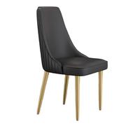 Upholstered Dining Chair with Metal Legs, Comfortable and Stylish for Kitchen, Dining Room, and Living Room Decor