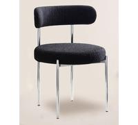 Upholstered Dining Chairs - Metal Legs Chaise de cuisine for Kitchen Living Dining Room, Makeup Chair, Bedroom