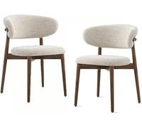 Upholstered Dining Chairs - Mid-Century Modern Design for Living Room, Kitchen, and Dressing Table - Elegant Style and Versatile Use