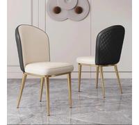 Upholstered Dining Chairs Set Of 2,Dining Room And Kitchen Chairs, Velvet Chair With Golden Metal Legs, Mid Century Modern For Room, Kitchen, Living (K 2)