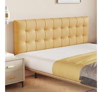 Upholstered Headboard Cushion, Self-Adhesive Anti-Collision Wall Padding for Kids' Bedrooms, Wall-Mounted Peel and Stick Waist Support Headboards, Easy to Install