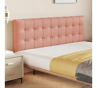 Upholstered Headboard Cushion, Self-Adhesive Anti-Collision Wall Padding for Kids' Bedrooms, Wall-Mounted Peel and Stick Waist Support Headboards, Easy to Install