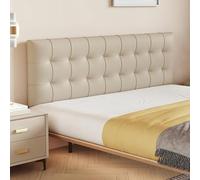 Upholstered Headboard Cushion, Self-Adhesive Anti-Collision Wall Padding for Kids' Bedrooms, Wall-Mounted Peel and Stick Waist Support Headboards, Easy to Install