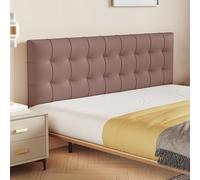 Upholstered Headboard Cushion, Self-Adhesive Anti-Collision Wall Padding for Kids' Bedrooms, Wall-Mounted Peel and Stick Waist Support Headboards, Easy to Install