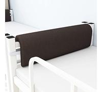 Upholstered Headboard Cushion Support Pillow King Size Single Double Backrest Cushion, Wooden/Metal Iron Bed Reading Pillow Breathable Cotton Linen Removable Headboard Bolster(90x25x5cm,Brown2)