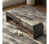 Upholstered Storage Ottoman Bench, Versatile Furniture for Bedroom, Living Room, Entryway, and Window Seat, Offers Comfort and Organizational Space