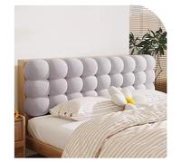 Upholstered Wall Panels - High-Density Sponge Headboard Easy Install Wall-Mounted Bed Rest Pillow Bolster for TV Watching & Reading Comfort