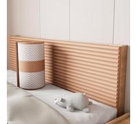Upholstered Wall Panels Peel and Stick Headboard, Kids Autism Anti-Collision Wall Padding Self-Adhesive Insulated Padded Wall Panels, Soft Wall Cushion, Sound Insulation Warmth(Wood color,30x200 cm)