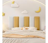 Upholstered Wall Panels, Soft Self-Adhesive Padding for Kids' Bedrooms, Anti-Collision Wall Padding, Safe Wall Protection for Autism Environments, Rectangular Design