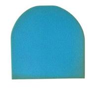 Upholstery Blue Foam DIY Cushion Oval/Rounded Corners D Shape Tapered Chair Seat Pads Cushions Indoor/Outdoor Sofa Seat Replacement Dining Chair Seat Pads (16" x 16" x 1.5", Blue D-Shape)