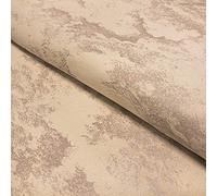 Upholstery Fabric - Avalon Oatmeal & Silver - Marble Velvet Curtain Cushion Fabric Material