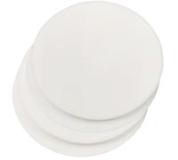 Upholstery Foam Cushion Padding Sheet, Cut To Size Sofa Replacement, Thick Round Sponge for Seating Dining Square Chair Pads (Round-3cm Thick, 30cm), White