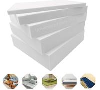 Upholstery Foam Cut by Rainbow Sofa Cushion Extra Firm Foam Sheet Cut, Comfort and Support, Cushion Foam Replacements, Car Seats, Mattresses, and Foam Blocks, White, (6 Inch Thick, 12 x 12 Inch)