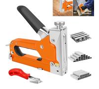 Upholstery Staple Gun,3 in 1 Heavy Duty Staple Gun,Hand Stapler with 3000 Staples & Staple Remover, Adjustable Force,for Wood,Fabric,Furniture,DIY