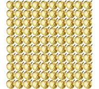 Upholstery Tacks Nails 100 Pcs 7/16" Head Diameter Antique Brass Daisy Furniture Nails, for Sofa, Chair, Bed Antique, Crafts, Decorative Painting (Gold)