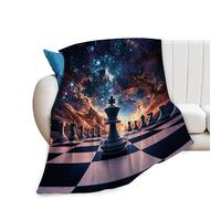 Uphomart Chess Gifts Blanket, Chess Throw Blankets, Stuff Gift for Men Boys Women Girls Lover Adult Cozy Fleece Flannel Bedding Plush for Couch Sofa Bed Decor 40"X50"
