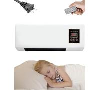Upickpick Multifunctional Wall Air Conditioner, Wall Mounted Air Thermo Fan Heater, Quiet Fast Cooling and Heating Wall Ac Unit No Need to Connect An External Device, Just Plug It in and Use It (W)