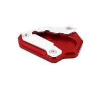UPIKIT standing support Motorbike Accessories Refit Extension Foot Pad Kickstand Plate Side Stand Support Enlarger For Ducati 848 1098 1198 foot Plate magnifier(RED)