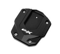 UPIKIT standing support Motorcycle Kickstand Extension Extender Kickstand Foot Enlarger Pad For B&mw C400GT C400X C 400 GT/X 2019-2022 foot Plate magnifier(BLACK)