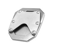 UPIKIT standing support Motorcycle Kickstand Plate Pad Foot Side Stand Enlarger Extension For H&onda CRF1100L CRF1100 L Africa Twin 2020-2021 foot Plate magnifier(Silver)