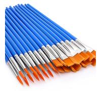 UPINS 30 Pcs Paint Brushes, Small Brush Bulk for Detail Painting