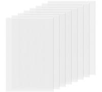 UPINS 8Pcs White Plastic Mesh Sheets, Water-Repellent Printable PVC White Eye Mesh, White Fursuit Eyes Mesh for Handicrafts Making, Cosplay Mask, DIY Craft Projects