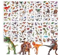 UPINS Dianosaur Stickers for Kids, 14 Different Sheets 200+ Counts 3D Puffy Stickers Craft Scrapbooking for Children Dinosaur Lovers