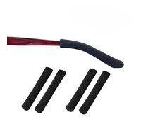 UPIONIC Anti-Slip Elastic Eyeglasses Temple Tips Sleeve,Fabric glasses ear cushion,glasses ear grips,Glasses Accessories,2pcs, Black, 7mm x 56mm