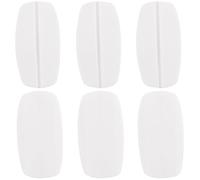 UPIQNG Women's Shoulder Protectors Pads Reusable Silicone Bra Strap Cushions Lightweight Removable Soft Breathable Holder, White, 9.2 x 4.7 cm/3.6 x 1.8 inch.