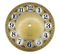 Upiulote Clock Face Replacement DIY Vintage Round Clock Dial Digital Hanging Wall 7 Inch Diameter Face Easy Installation Faces for Crafts Home Decor DIY