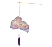 UPJAKS Decorative Chinese Rabbit Hanging Lantern Traditional Bunny Paper Lantern Wooden DIY Mid Autumn Festival Lantern Chinese Spring Festival Decoration New Year Lantern Garden