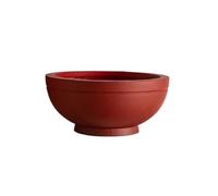 UPJAKS Plant Pot Shallow Plant Pot with Drainage Holes Modern Indoor Planter Bowl Round Concrete Decorative Flower Pot for Succulent Orchid Cactus Moss Outside(Rot)