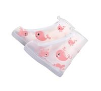 UPKOCH 1 Pair Rain Shoe Covers Non Slip Overshoes with Cartoon Design for Boys and Lightweight Easy to Wear for Rainy Days