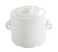 UPKOCH 1 Pc Ceramic Stew Pot Salad Bowl Cooking Korean Stone Bowl Creamer Pitcher Soup Serving Bowl Crock Sugar Canisters Bird s Cup Porcelain Ramekins Stone Pot Ceramics White Dessert