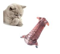 UPKOCH 1 PC Electric USB Rechargeable Cat Plush Mantis Shrimp Jumping for Kittens Interactive Pet Plaything to Stimulate Curiosity and Keep Cats Engaged