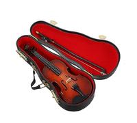 UPKOCH 1 Set Delicate Mini Violin Ornament Realistic Decorative Violin Model for Photo Props Festivals Birthdays Ceremonies Crafted From Basswood Friendly Design