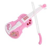 UPKOCH 1 Set Electric Violin Realistic Musical Instrument for Interactive Sound Light Effects High Sensitivity Buttons for Early Music Learning Fun