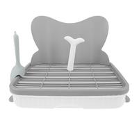 UPKOCH 1 Set Mess-Free Puppy Training Litter Box - Waterproof Dog Potty Tray for Indoor Use - Easy Clean Dog Litter Pan - Small Animal Toilet Tray Open Pee Pad Holder for Pets