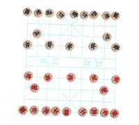 UPKOCH 1 Set Miniature Dollhouse Chinese Chess Games Accessories Portable Chess Pieces Dollhouse Decoration Traditional Chinese Games