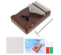 UPKOCH 1 Set Portable Key Kalimba Thumb Piano with Deer Pattern for Beginners Lightweight Musical Instrument with Engraved Phonetic Symbols Tuning Hammer for Music Lovers