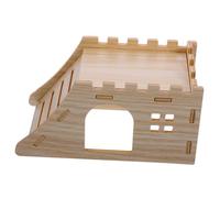 UPKOCH 1 Set Wooden Rat Hideout for Small Pets Durable Hamster House Shelter for Hamsters Chinchillas Fun Secure Design for Play Rest Accessory for Pet Cages