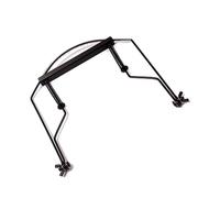 UPKOCH 10-hole Black Harmonica Holder Neck Rack Metal Frame Harp Accessory for Adult Musicians