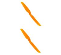 UPKOCH 10 pcs Direct Drive Rc Airplane Propeller Set Orange Replacement Props for Park Fly Applications Easy to Install Hard Material Random Color