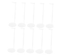 UPKOCH 10 Pcs Transparent Adjustable Dolls Stand Rack Display Holders for Various Doll and Action Figures Quick Installation Support Frames for Home Store Exhibition Use