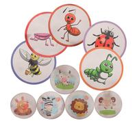 UPKOCH 10 Sheets Cartoon Animal Potty Training Stickers Temperature Sensitive Color Changing Decals for Easy Peel and Rinse Toilet Seat Reward for Boys