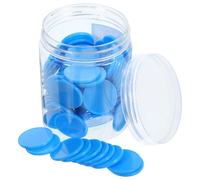 UPKOCH 100 Pieces Small Round Plastic Chips 1 Inch Counting Game Tokens for Learning Educational Activities Family Classroom Math Sorting and Party Game Markers