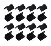 UPKOCH 100pcs Black Plastic Corner Protectors L-shaped Packing Edge Guards Thickened for Moving Pallet and Cargo Strap Protection in Industrial Shipping